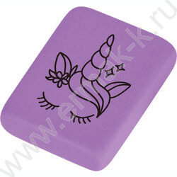 Ластик прямоугольный "Fantasy" /31*23*7мм, термопластичная резина /ассорти | Фото 5