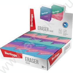 Ластик прямоугольный "Haze" /34*34*14м /ассорти | Фото 7