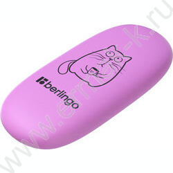 Ластик овальный "Lazy Cats" /49*23*9мм, термопластичная резина /ассорти | Фото 4