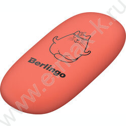 Ластик овальный "Lazy Cats" /49*23*9мм, термопластичная резина /ассорти | Фото 7