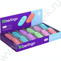 Ластик овальный "Lazy Cats" /49*23*9мм, термопластичная резина /ассорти | Фото 8