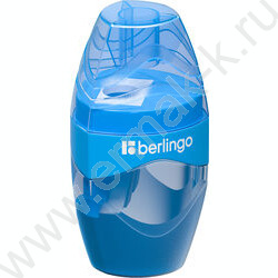 Точилка 1отв. пластик "Triangle" /с контейнером /ассорти | Фото 2