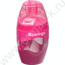 Точилка 1отв. пластик "Triangle" /с контейнером /ассорти | Фото 3