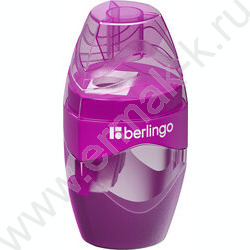 Точилка 1отв. пластик "Triangle" /с контейнером /ассорти | Фото 4