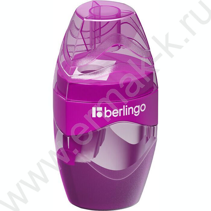 Точилка 1отв. пластик "Triangle" /с контейнером /ассорти | Фото 4