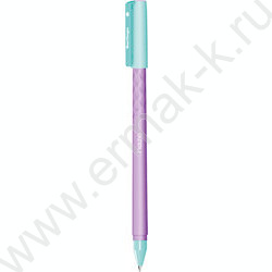 Ручка гелевая черная 0,5мм  "Haze" /прорезиненный корпус /ассорти | Фото 2