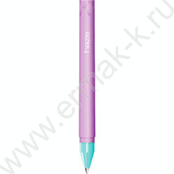 Ручка гелевая черная 0,5мм  "Haze" /прорезиненный корпус /ассорти | Фото 6