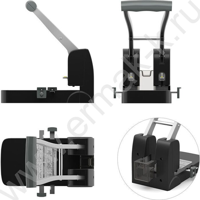 Дырокол 100л мощный /чёрный | Фото 2