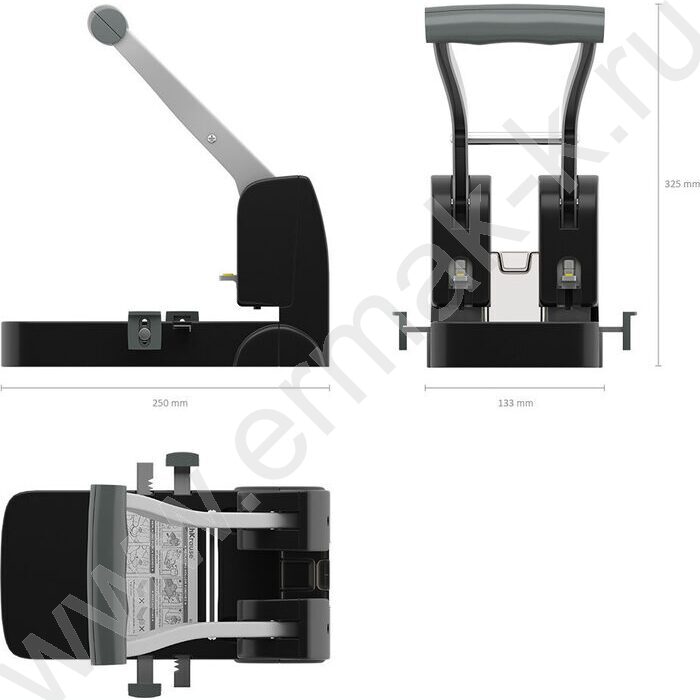 Дырокол 100л мощный /чёрный | Фото 3