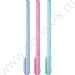 Ручка гелевая черная 0,5мм SimpleWrite Zefir покрытие Soft Touch,3 цвета корпуса | Фото 1