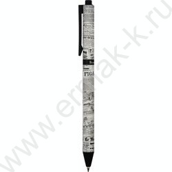 Ручка шар авт ArtClick. Газета синяя 0,5мм | Фото 1