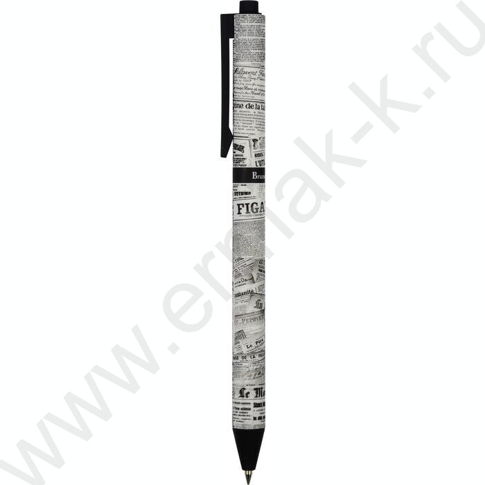 Ручка шар авт ArtClick. Газета синяя 0,5мм | Фото 1