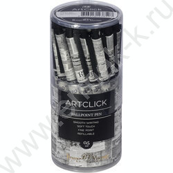 Ручка шар авт ArtClick. Газета синяя 0,5мм | Фото 4