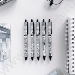 Ручка шар авт ArtClick. Газета синяя 0,5мм | Фото 5