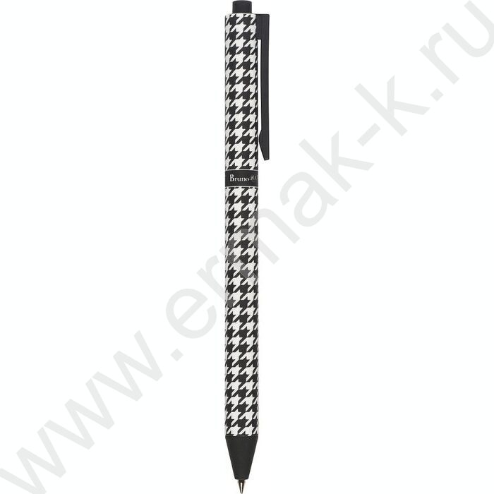 Ручка шар авт ArtClick. Модный паттерн синяя 0,5мм | Фото 1