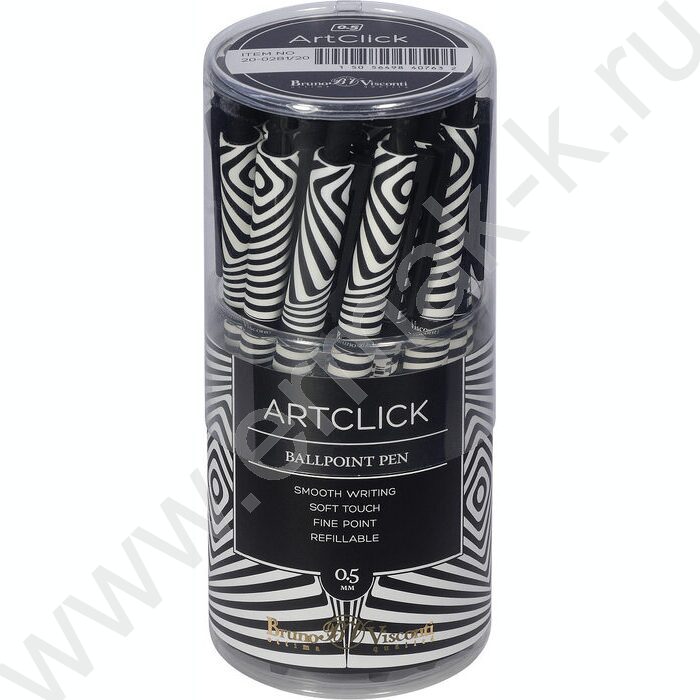 Ручка шар авт ArtClick. Оптическая иллюзия синяя 0,5мм | Фото 4