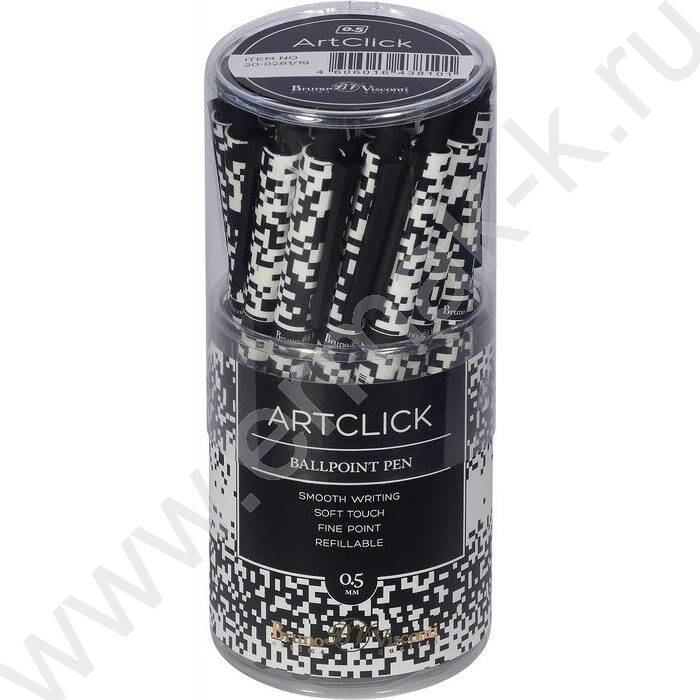 Ручка шар авт ArtClick. Пиксели синяя 0,5мм | Фото 4