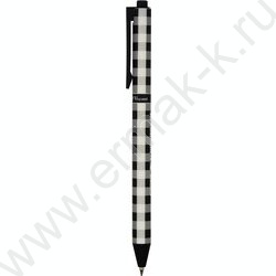 Ручка шар авт ArtClick. Монохром. Клетка синяя 0,5мм | Фото 1