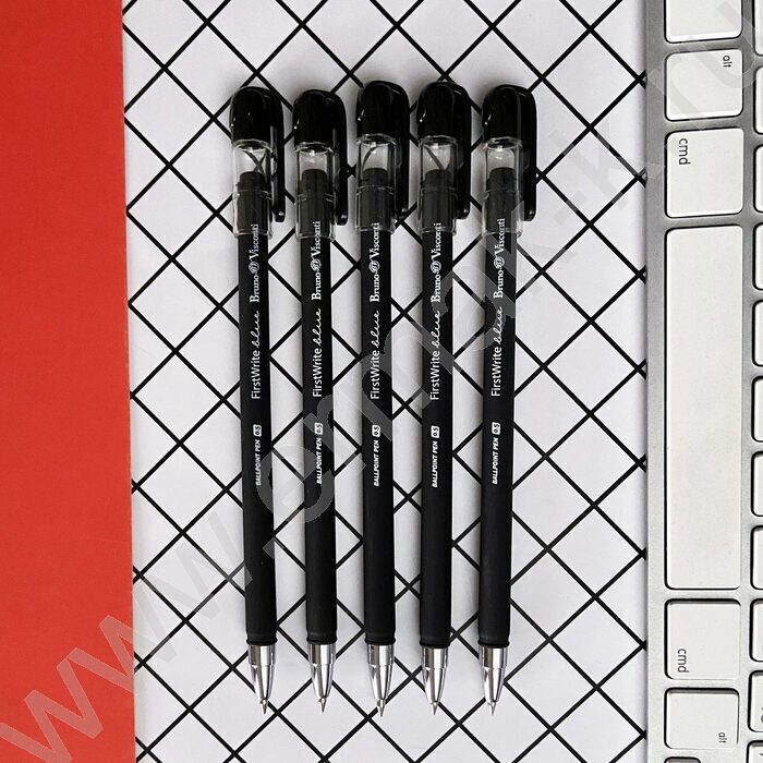 Ручка шар FirstWrite. Black синяя 0,5мм | Фото 7