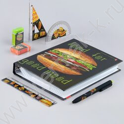Ручка шар авт FunClick. Food in black 0,7мм | Фото 8
