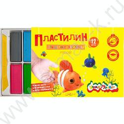 Пластилин  12цв 180г Каляка-Маляка+стек д/творчества | Фото 3