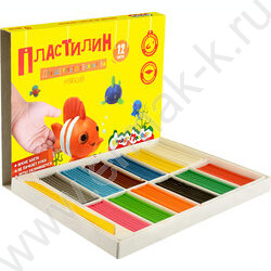 Пластилин  12цв 180г Каляка-Маляка+стек д/творчества | Фото 4