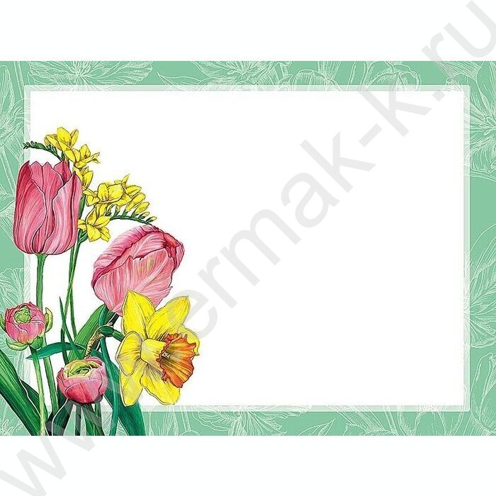 Открытка  121*183мм "8 Марта" текст | Фото 2