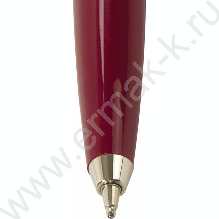 Ручка шар синяя, 0,5мм "Soprano" /корпус серебристый с бордовым | Фото 3