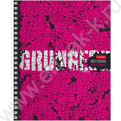 Тетрадь  96л клетка/спираль "Яркий гранж" 4вида | Фото 2