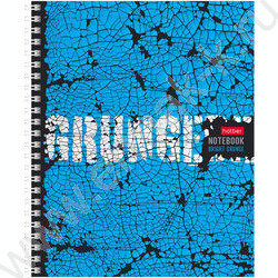 Тетрадь  96л клетка/спираль "Яркий гранж" 4вида | Фото 3