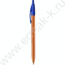 Ручка шар авт R-301 Matic Amber 0.7мм, синяя /корпус-янтарный | Фото 1