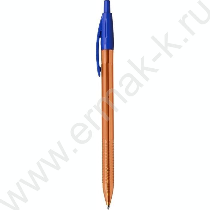 Ручка шар авт R-301 Matic Amber 0.7мм, синяя /корпус-янтарный | Фото 1