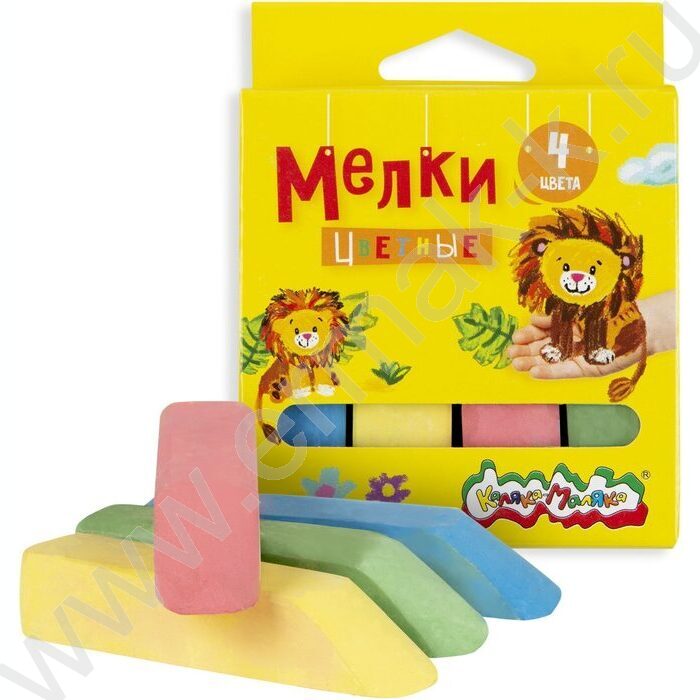 Мел цветной  4цв д/асфальта | Фото 1