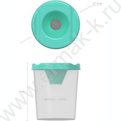 Стакан - непроливайка Pastel /мятный | Фото 2