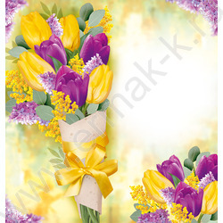 Открытка   97*204мм "8 Марта" | Фото 2