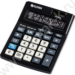Калькулятор ELEVEN Business Line CMB1001-BK  /двойное питание/ черный, 10 разряд | Фото 1