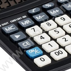 Калькулятор ELEVEN Business Line CMB1001-BK  /двойное питание/ черный, 10 разряд | Фото 3