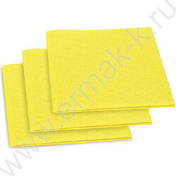 Салфетка из вискозы 30*38см /набор 3шт. /универсальные, желтые | Фото 2