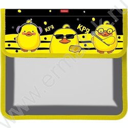 Папка д/тетрадей А5 пластик липучка 2 отд "УтяКря" | Фото 1