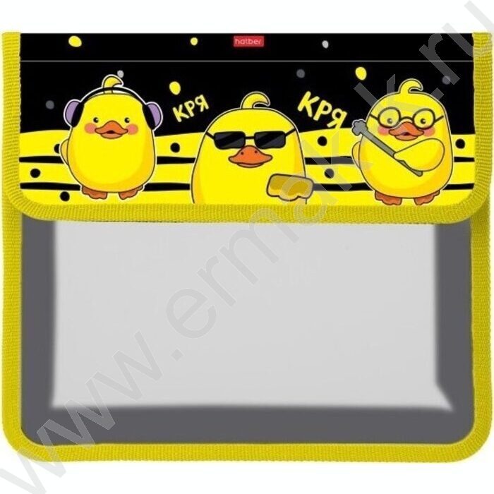 Папка д/тетрадей А5 пластик липучка 2 отд "УтяКря" | Фото 1