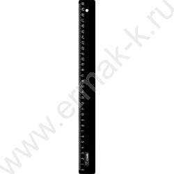 Линейка пл 30см черная | Фото 1