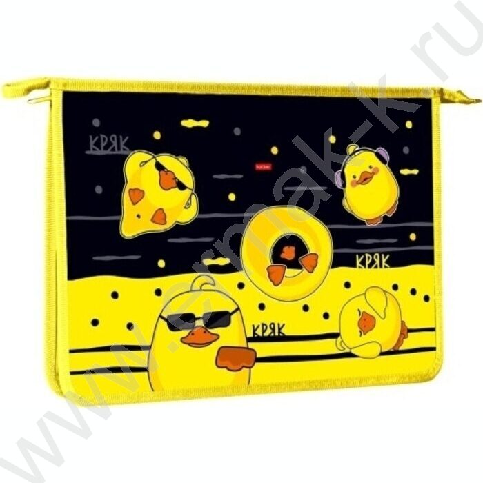 Папка д/тетрадей А4 пластик молния 1 отд "УтяКря" | Фото 1