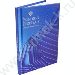 Зап. книжка  80л А6 тв.обл. "Бизнес-классика" /глянец/лен/ | Фото 1