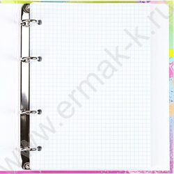 Тетрадь  80л клетка/кольца "Кеды и цветы" /лянец/лен/ | Фото 4