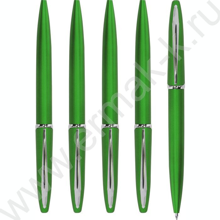 Ручка шар логотипная Inspiration 0,7мм корп. зеленый | Фото 4