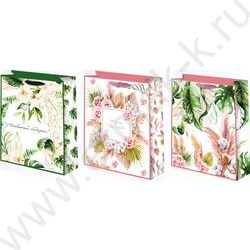 Пакет подарочный бумажный 26*32см Женский микс | Фото 1