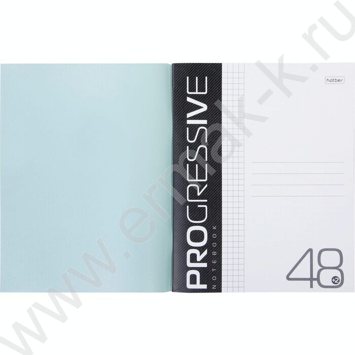 Тетрадь  48л А5 клетка/пластик обл./ "PROGRESSIVE  Бирюзовая" | Фото 3