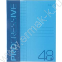 Тетрадь  48л А5 клетка/пластик обл./ "PROGRESSIVE  Синяя" | Фото 1