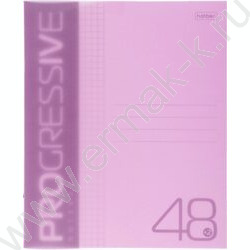 Тетрадь  48л А5 клетка/пластик обл./ "PROGRESSIVE  Розовая" | Фото 1