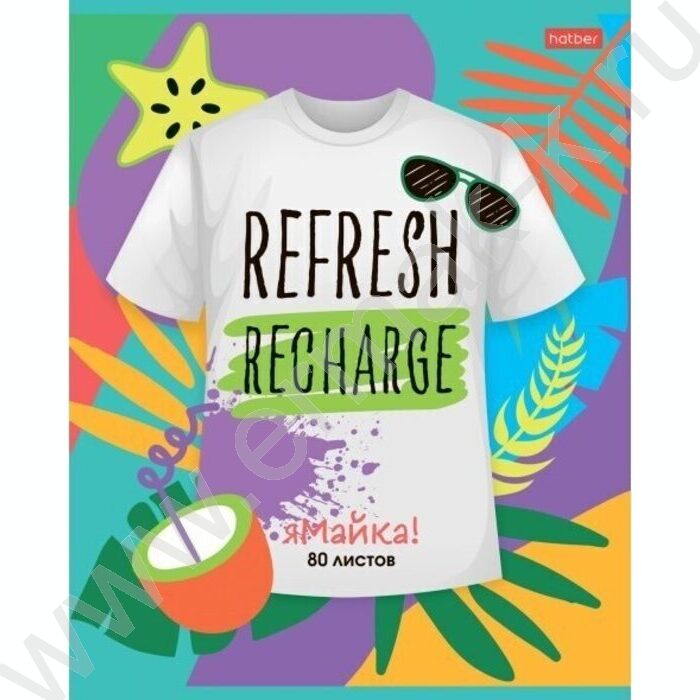 Тетрадь  80л клетка "яМайка" ассорти | Фото 3